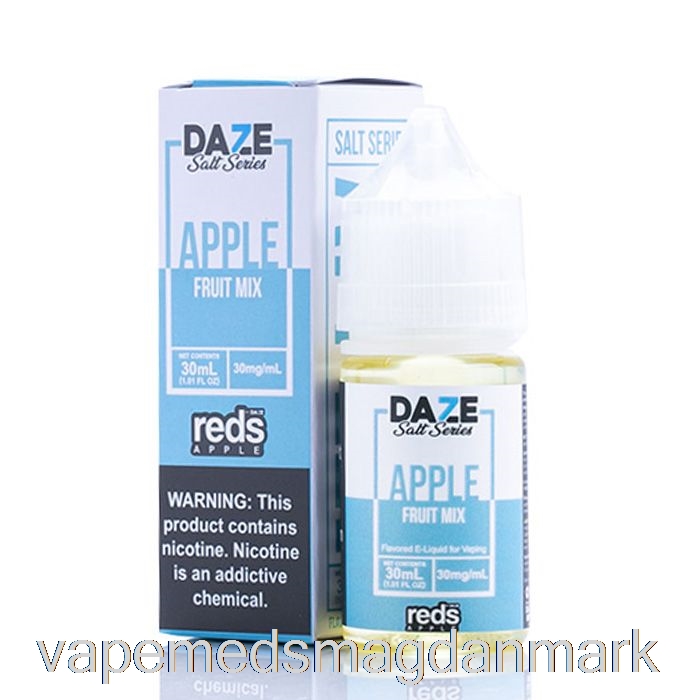 Engangs Vape Danmark Frugtblanding - Red's Apple E-juice - 7 Daze Salt - 30ml 50mg